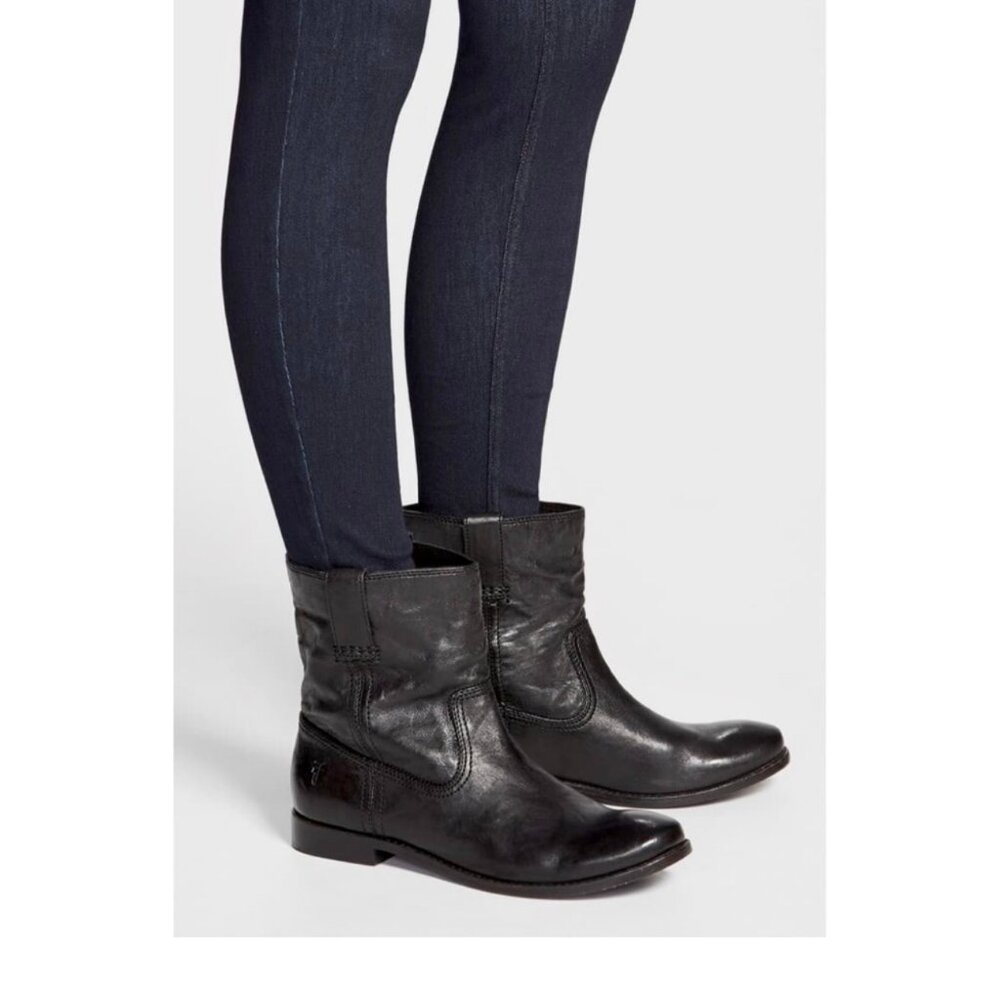 Frye Anna Leather Ankle Booties - Picture 4 of 12